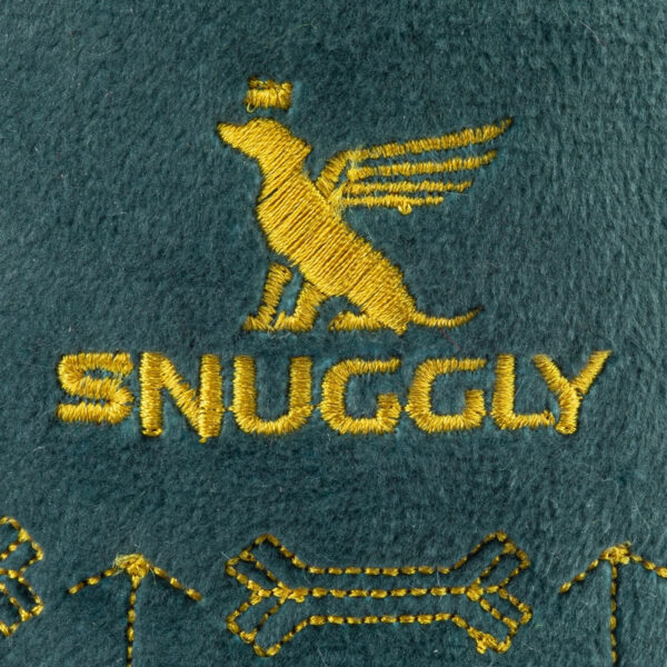 Holiday Snuggly Cup - Green with Gold Embroidery - Image 3